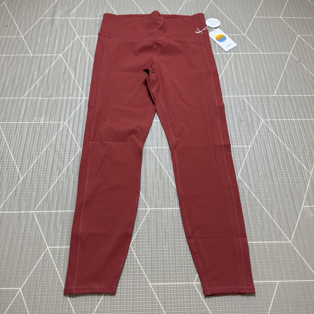 NEW Vuori Stride Legging L Poppy Pockets VW429 $89